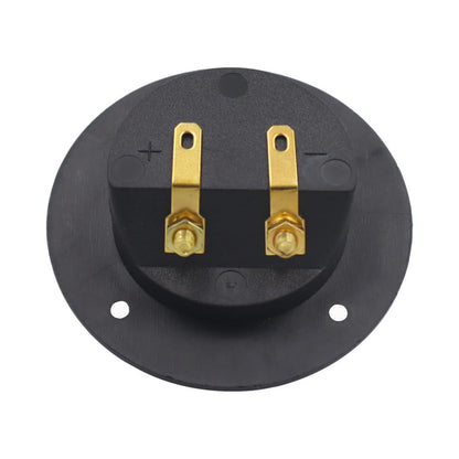 2-Way Speaker Box Terminal Cup Round Spring Loaded Connector for Subwoofer