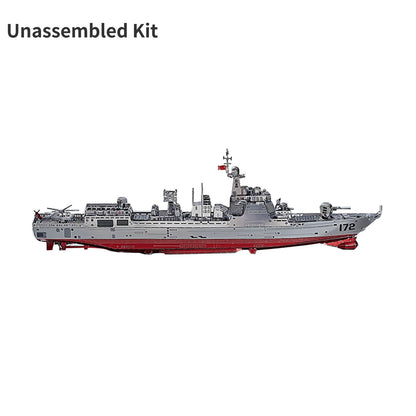 1/1000 052D Destroyer Ship Model Military Boat Unassembled DIY Collection Kit