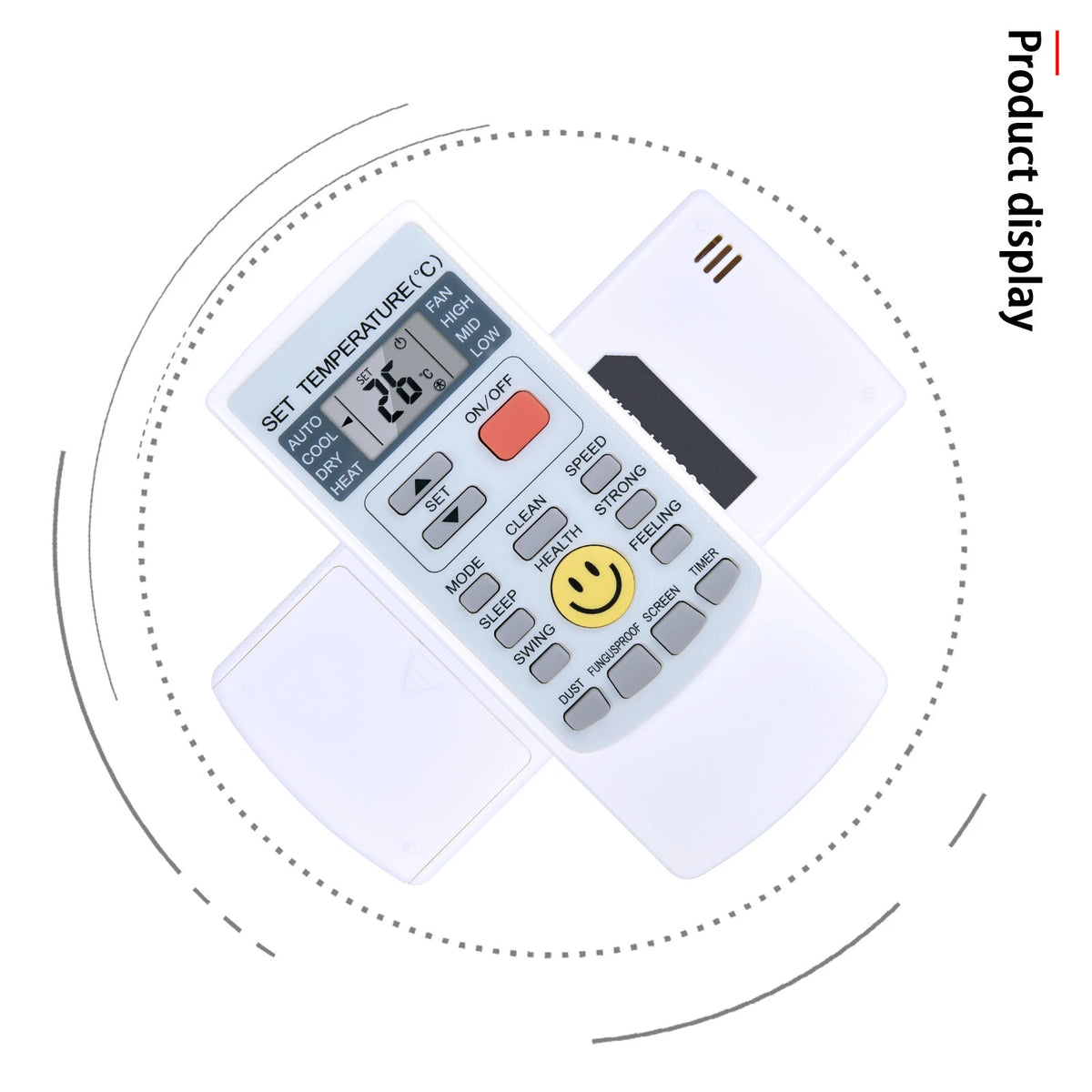 YKR-H/009E AC A/C Remote Control For AUX Air Conditioner YK-H/009E
