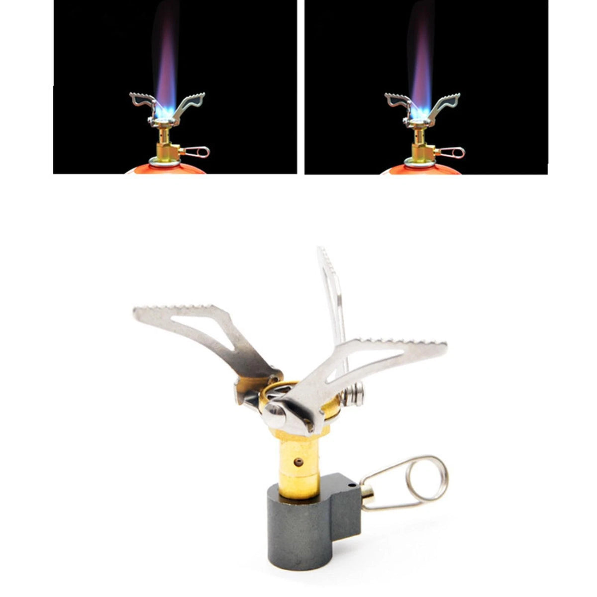 Foldable Aluminum Mini Ultralight Outdoor Camping Cook Burner Head Gas Stove