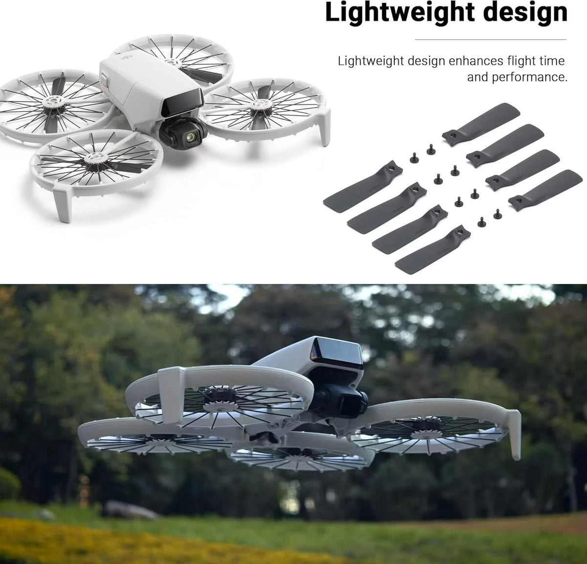 8 PCS Propellers Replacement Blades for DJI Flip, Low-Noise and...