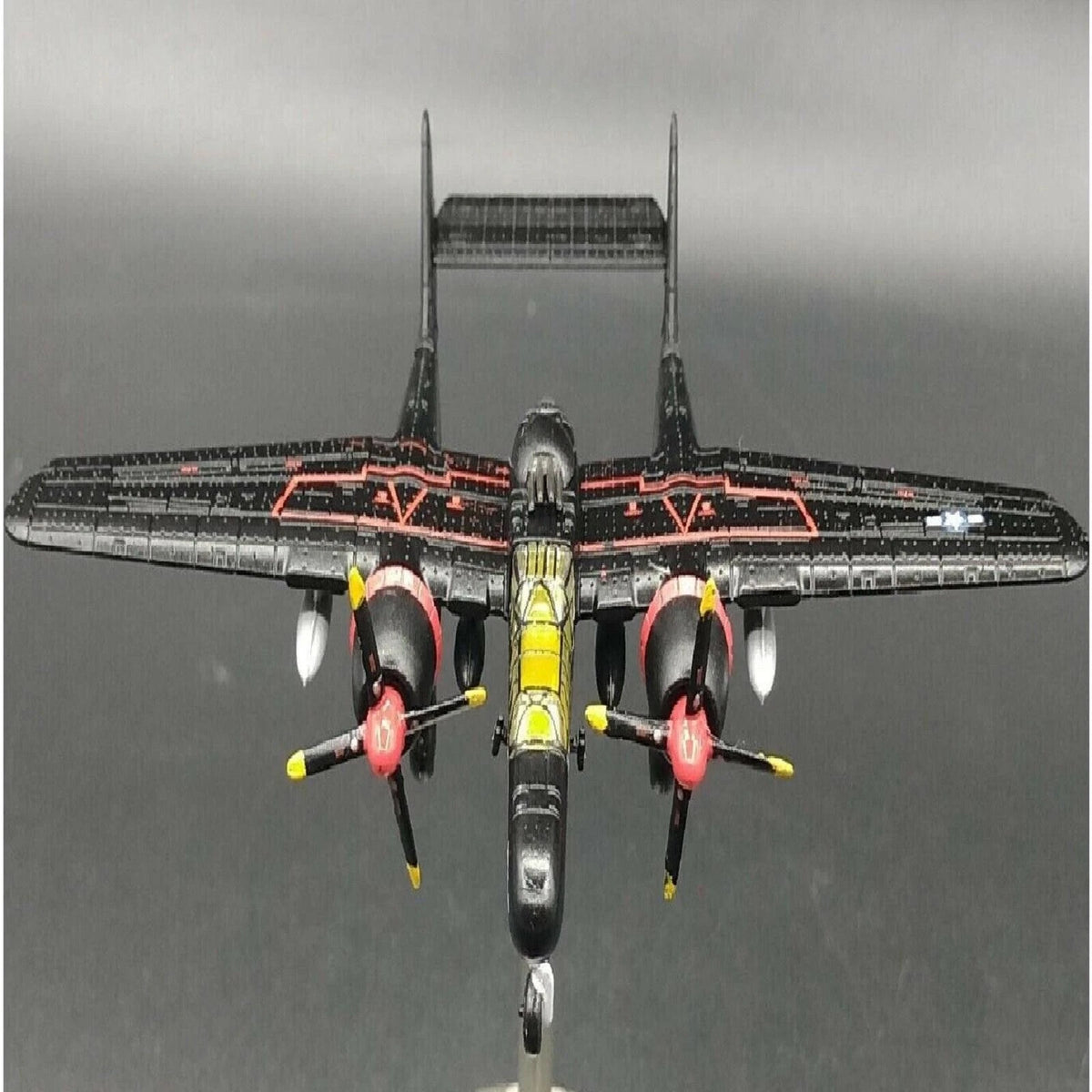 1:144 Scale WWII USAF P-61 Black Widow Bomber Aircraft Diecast Model Display F