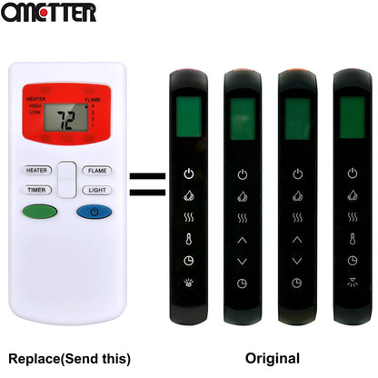 Remote Control For HHT Simplifire Electric Fireplace SF-ALL40-BK SF-ALL48-BK