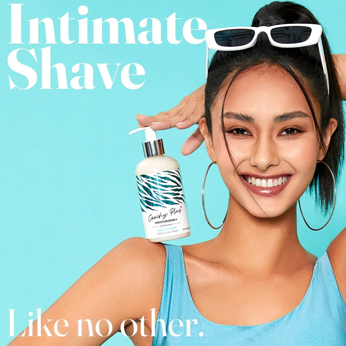 Coochy Plus Intimate Shaving Cream COCO ALLURE 8.5 Fl Oz (Pack of 1), Green