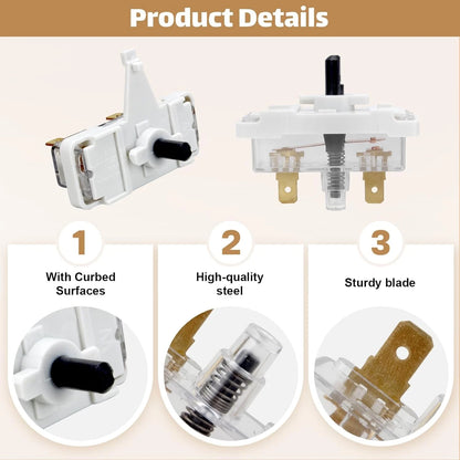 WE4M416 AP4980900 248C1146P001 Dryer One Button Start Switch Replacement for...