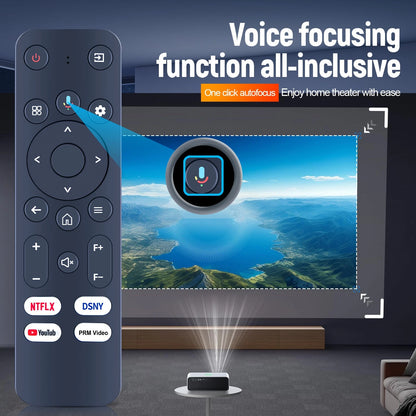 Voice Remote Control For HOMPOW C10,Goiaey C26,Sovboi E30Max Projector