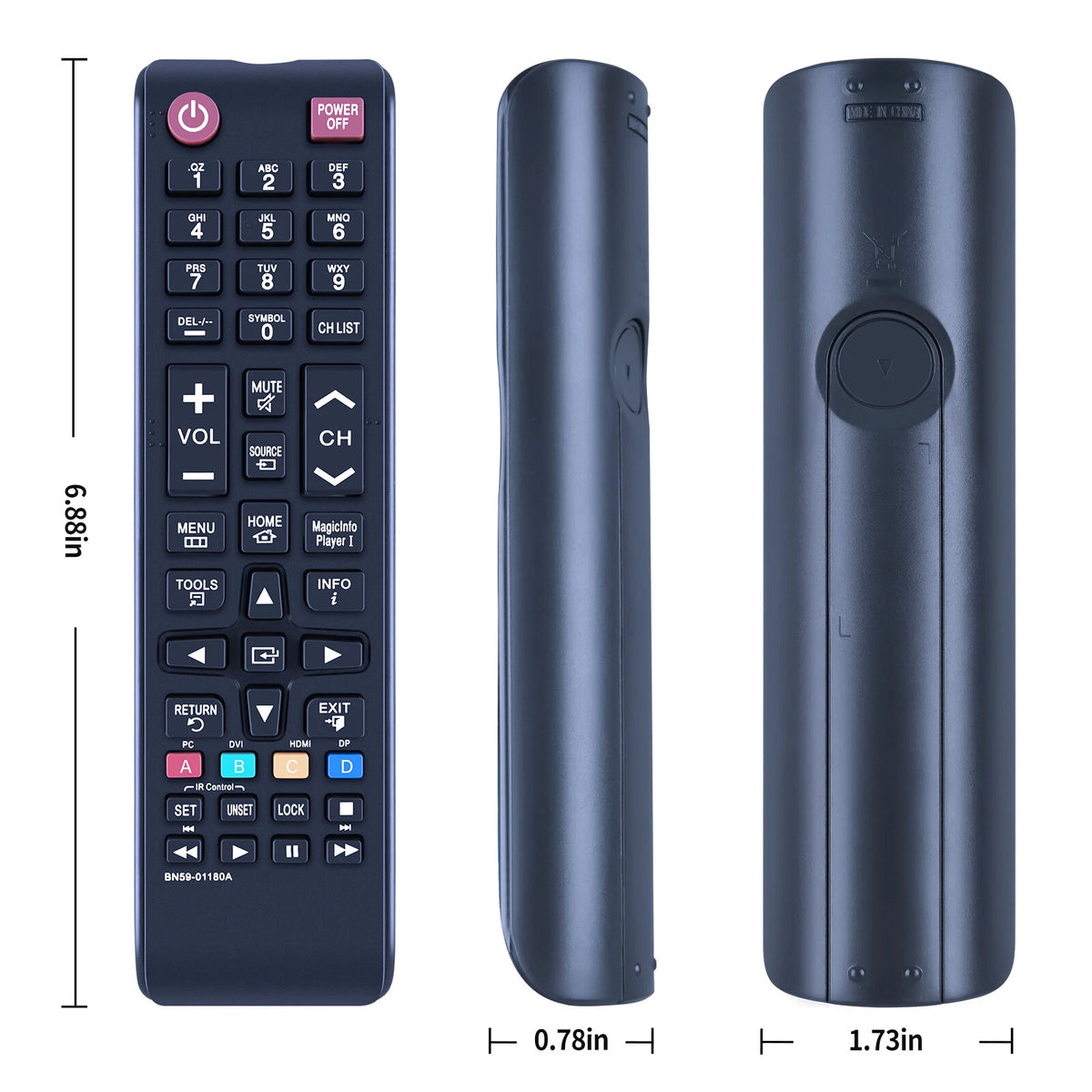 BN59-01180A Remote Control For Samsung LFD TV TM1240A DH40D DH48D DH55D DM32D