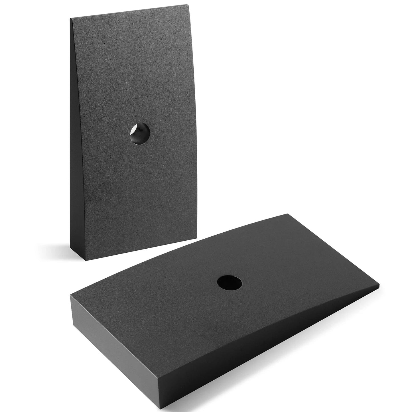 Rear Suspension Leaf Spring Shim Kit Rear 6 Degree, 2.5 Inches Wide Black