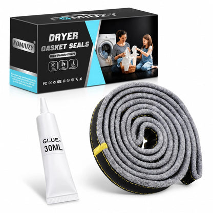 FOMIUZY Dryer Drum Felt Gasket Seal Repair Replacement Kit DC97-07618A 1 Pack