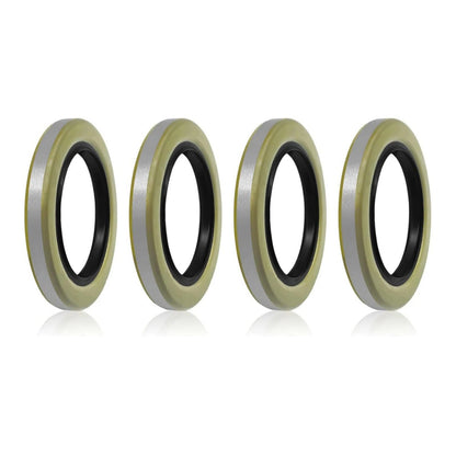 4PCS Trailer Hub Grease Seals Repair Compatible For 5200-7000 lb Trailer Axle