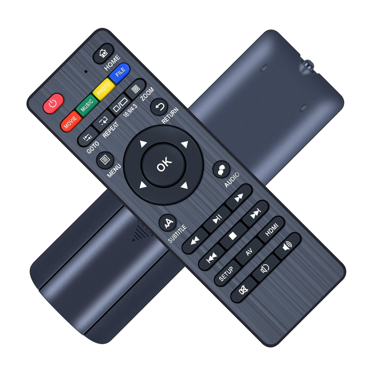 Replace Remote Control For ZUMKUNM 4K Ultra HD Digital Media Player