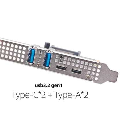 PCI Express to USB PCIE Adapter Card Apply Dual Protection for Device Safety