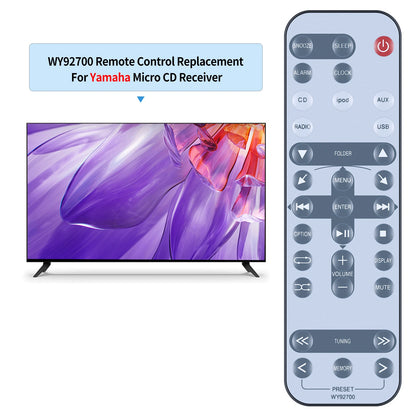 WY92700 Remote Control For Yamaha Micro CD Receiver TSX-112ML TSX-112BL