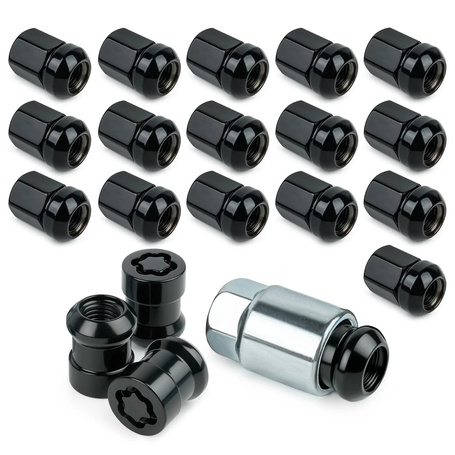 21Pcs 08W42-S2A-100 Wheel Locks Lug Nuts Set For Honda CR-V 2017-2022
