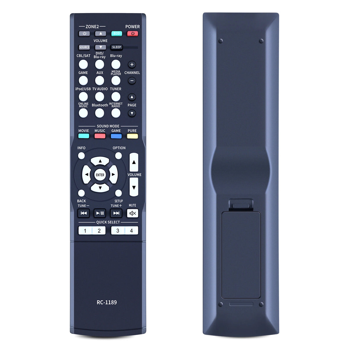 RC-1189 Remote Control For Denon AV Receiver AVR-S720W AVR-S700W AVR-X1100W