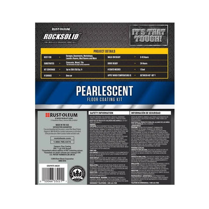 Rust-Oleum 306328 RockSolid Pearlescent 1 128 Fl Oz (Pack of 1), Smoky Blue