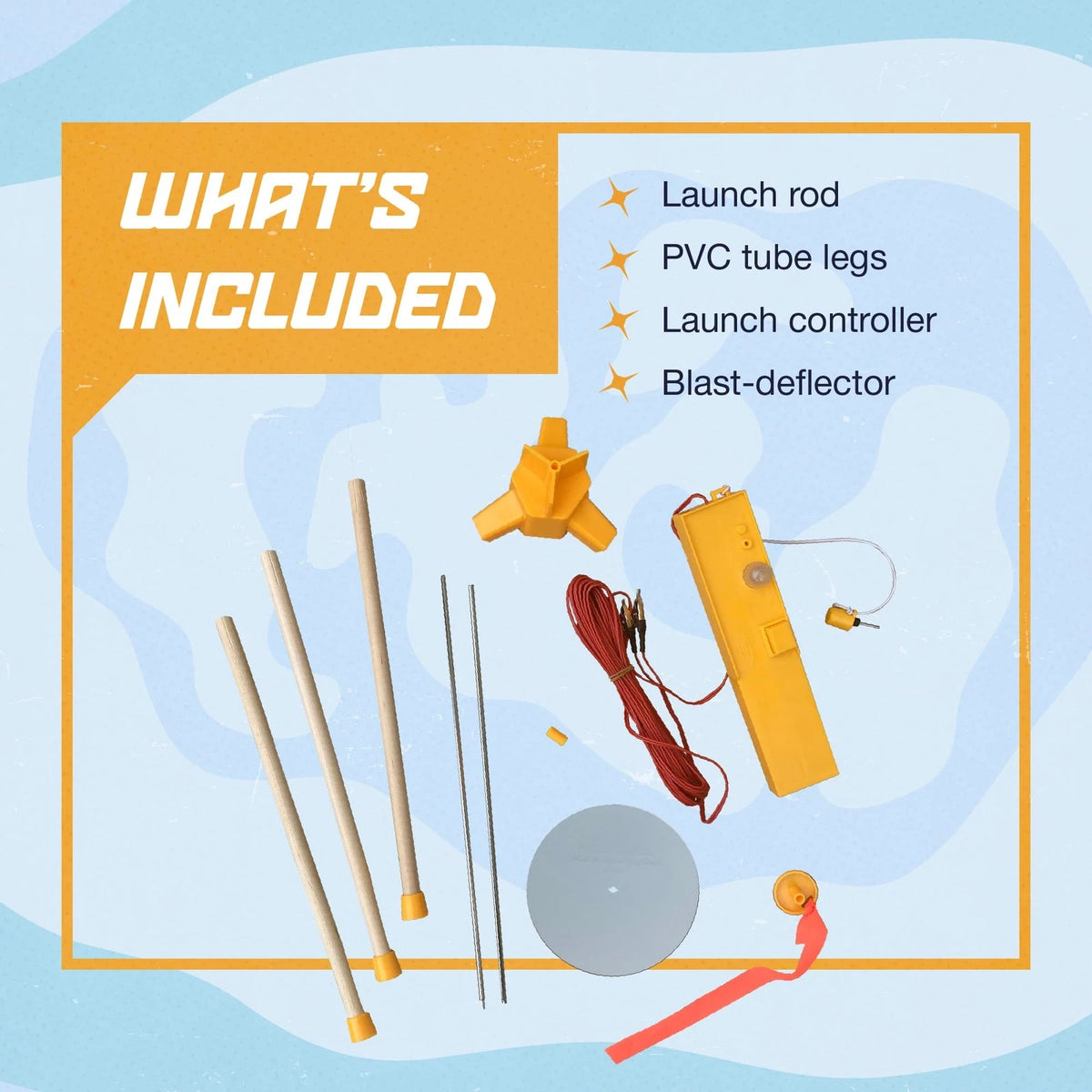 Estes 2464 Mini-Engine Launch System, Mini-Flying-Rocket-Model Small