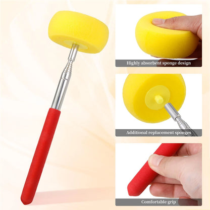 MingQiEven Telescoping Pottery Sponge Ceramic Shaping Tool with 1 Yellow