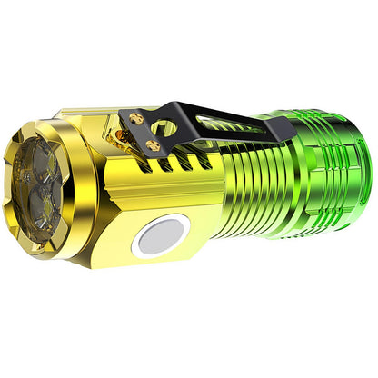 Mini Bright Flashlight 3* 3030LED Lamp Beads Super Bright Flashlight Home