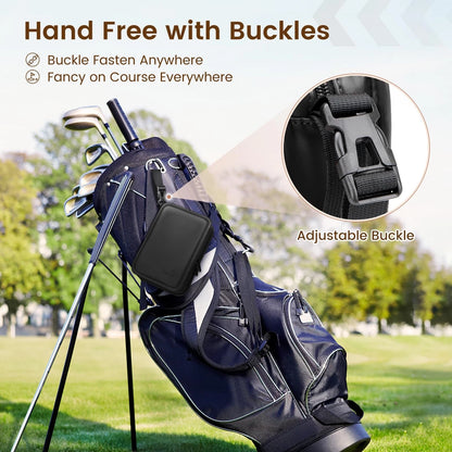 YOREPEK Golf Gifts for Dad, Accessories Kit with Leather Case Black
