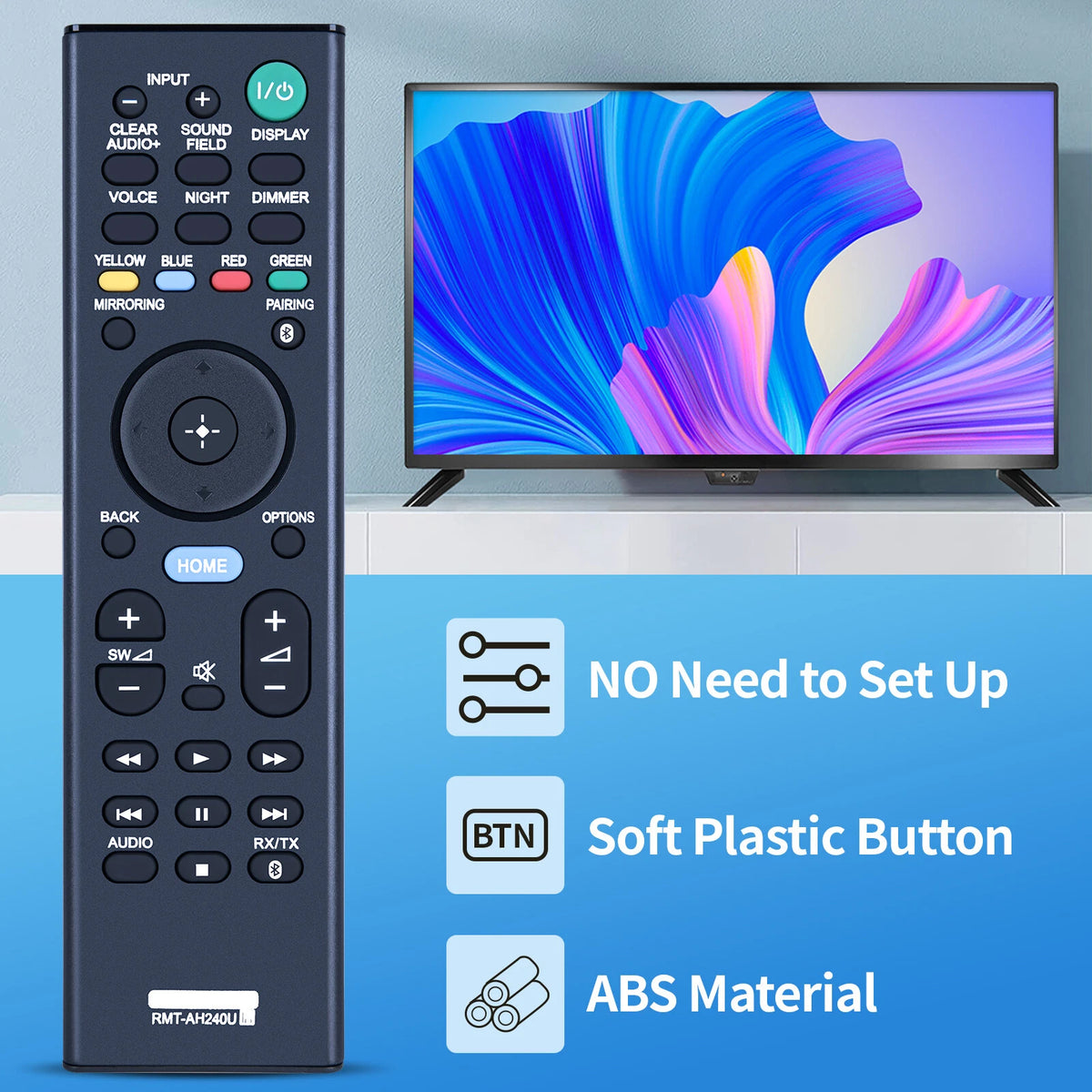 RMT-AH240U Remote Control For Sony Home Theater HT-NT5 HT-CT790 HT-XT2