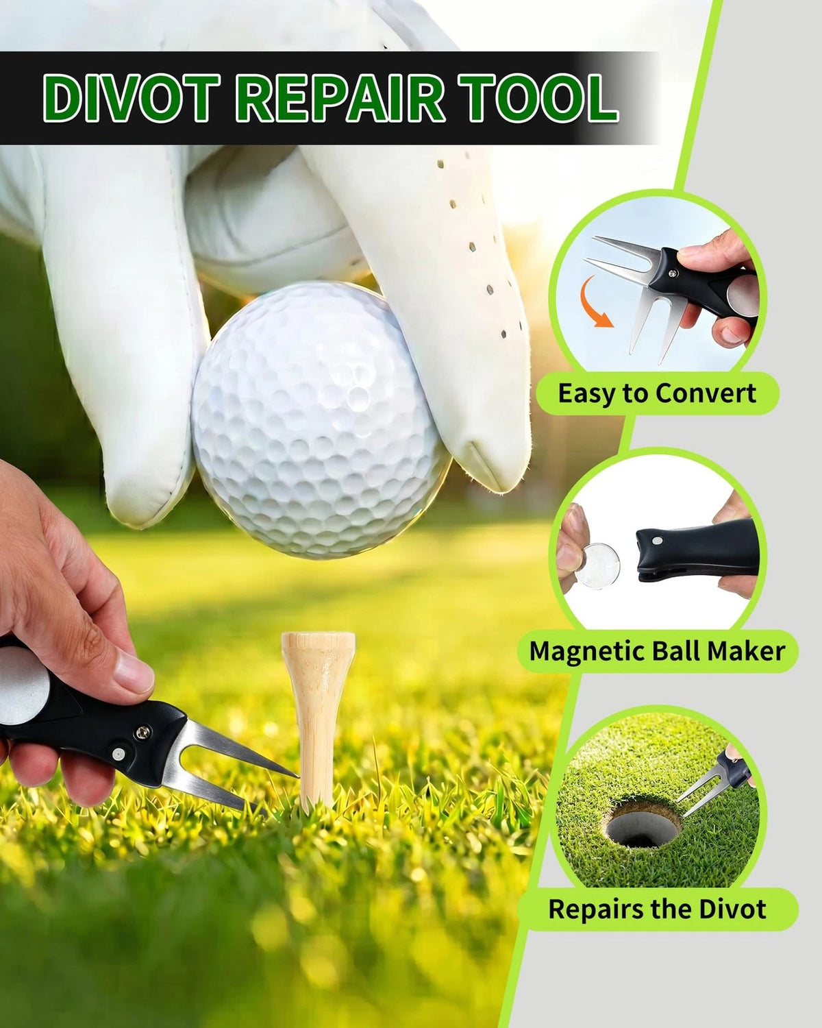 AOFUXTI Golf Accessories Set, 27-Piece Essentials Kit, Portable Kit