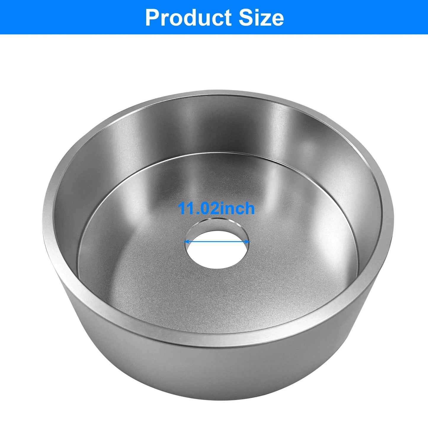 Wheel Balancer Large Truck Rim Spacer Backing Plate - 28mm Shaft Coats-Sliver