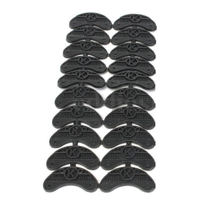 20PCS 10-Pair Rubber Heel Savers Toe Plates Taps DIY Shoe Repair Pads 50*20*3mm