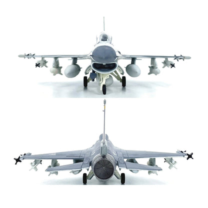F-16D Falcon Jet Fighter Aircraft Diecast Model 1:72 Scale Alloy 21cm Length