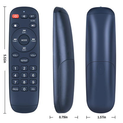 Remote Control For LONPOO LP-886 Compact Stereo Shelf System Bluetooth
