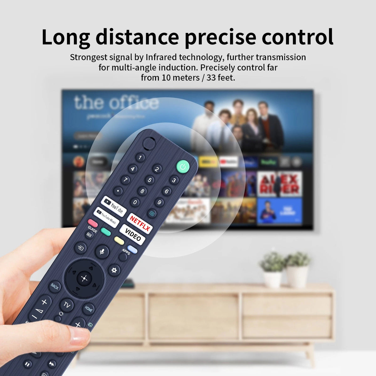 RMF-TX520P Voice Remote Control For Sony Bra LCD TV KD-43X80J KD-55X80J
