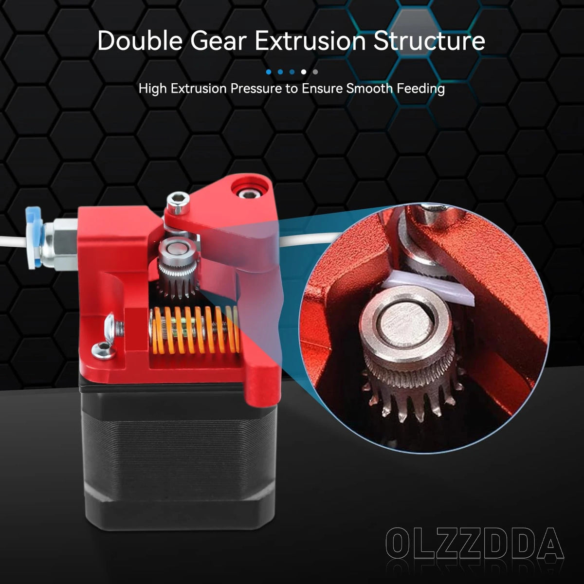 Extruder Gear, 3D Printer Accessories Upgraded Gear Drive...