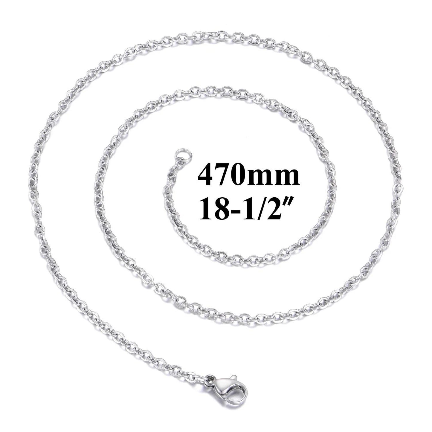 30 Pack 18 Inch Necklace Chain Stainless Steel 18 Inches,