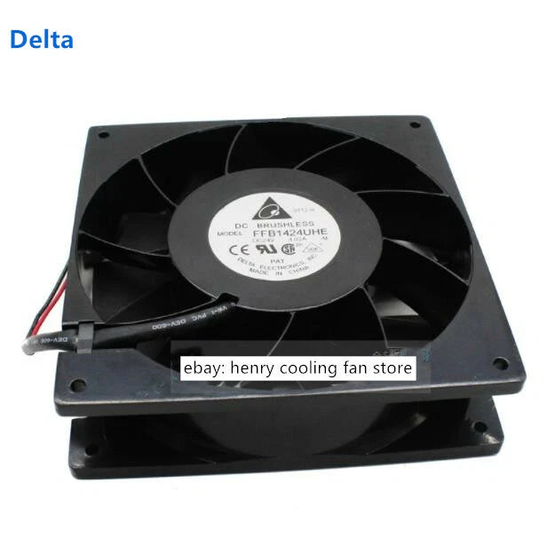 Delta FFB1424UHE  DC 24V 4.02A 140*140*38mm 2-wire Large air volume Cooling fan