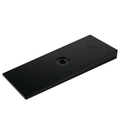 2" Wide 4°Degree Steel Leaf Spring Degree Shims Black- Set of 2