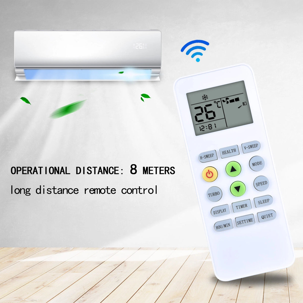 Remote Control KKG12A-C1 For Sumikura SK / Prime / Changhong Air Conditioner