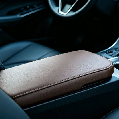For Toyota Avalon 2013-18 Brown Console Lid Armrest & Door Panel Leather Cover