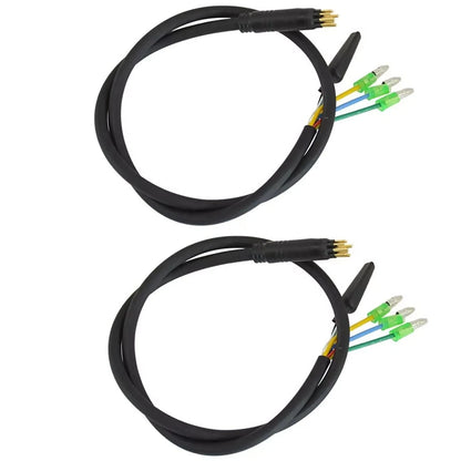 2pcs E-bike 9Pin Motor Extension Cable Male Cord For Wheel Hub Motors