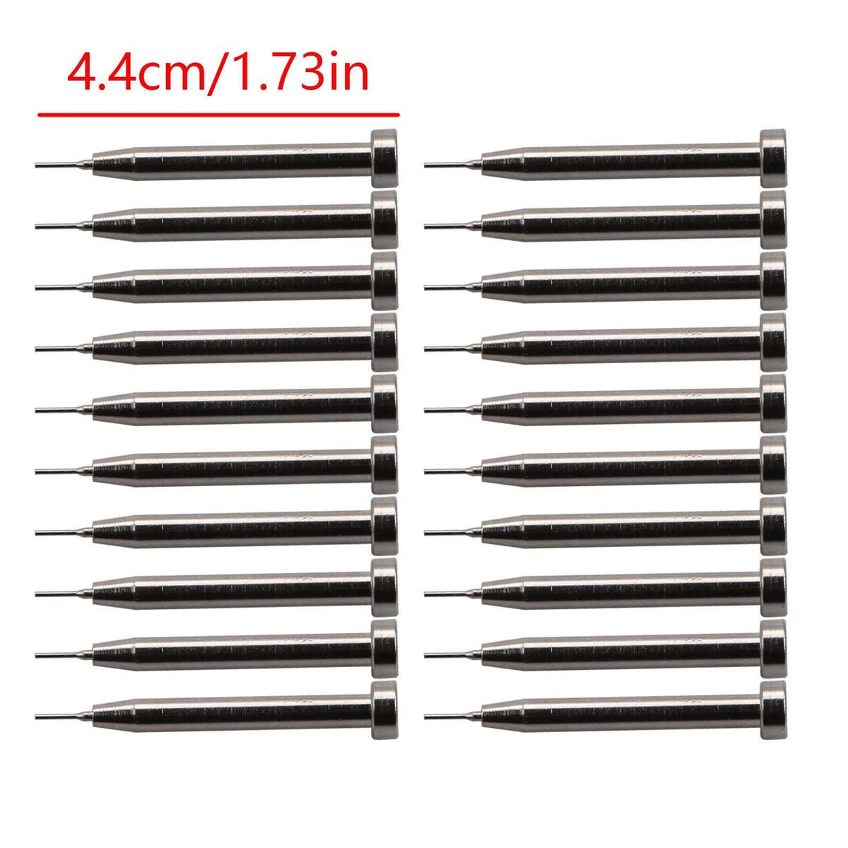 20Pcs 0.8mm Metal Tip Watch Band Strap Bracelet Link Pin Remover Repair Tool