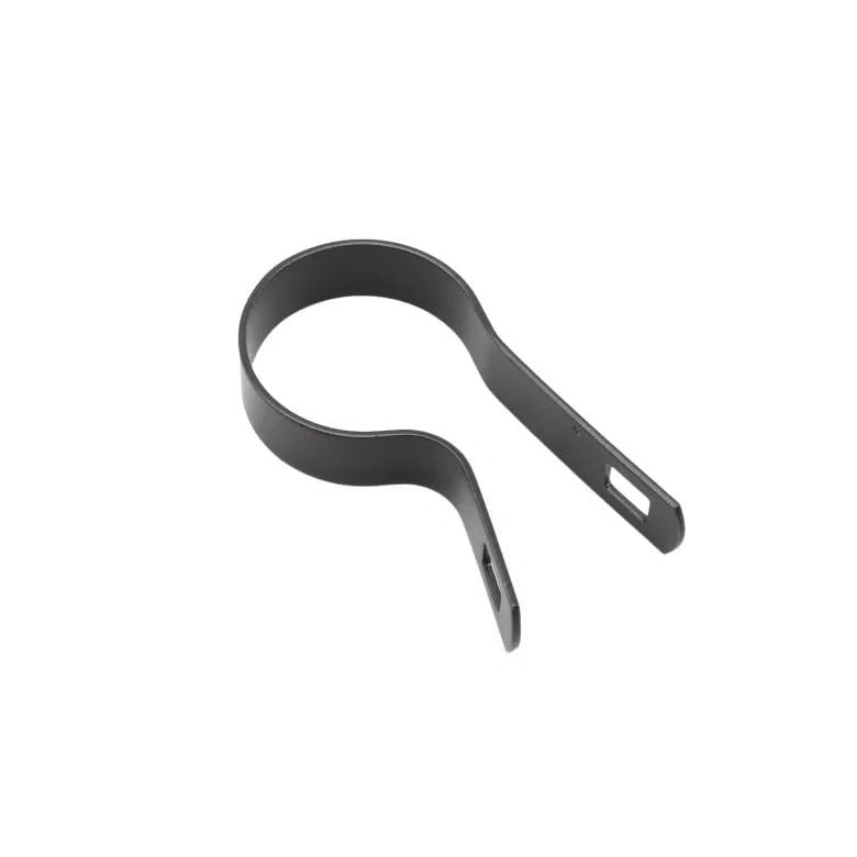 Black Coated Chain Link Tension Band, Durable Steel 1-5/8 Inch,