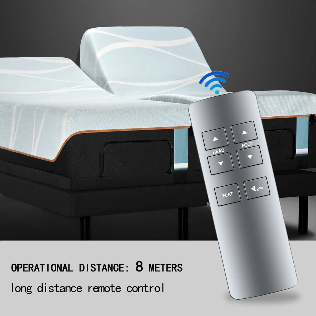 For Serta Motion Essentials 4 IV Adjustable Bed Remote Control Model RF258GA