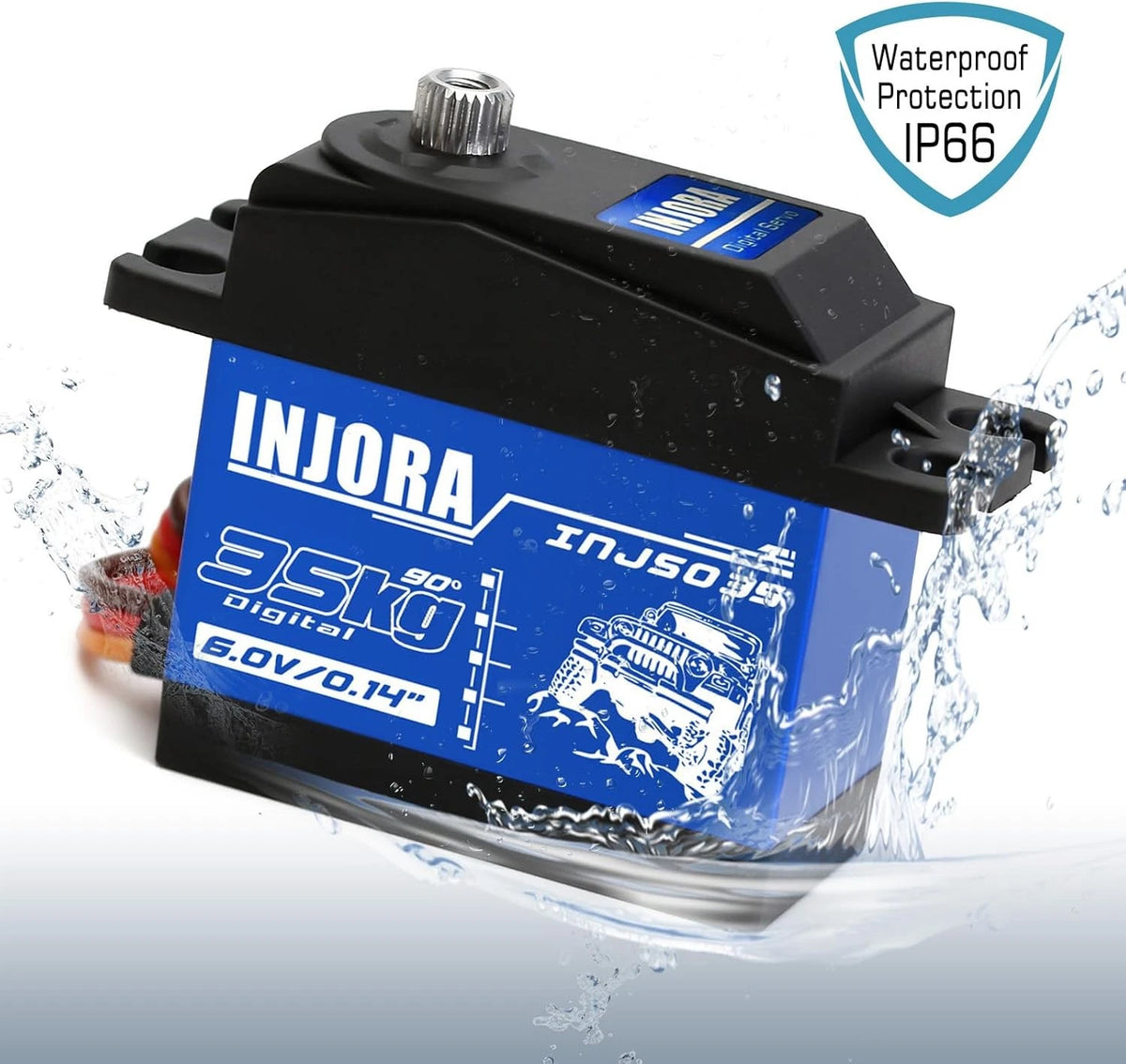 INJORA RC Servo 35KG Digital 35kg（90°-180°）