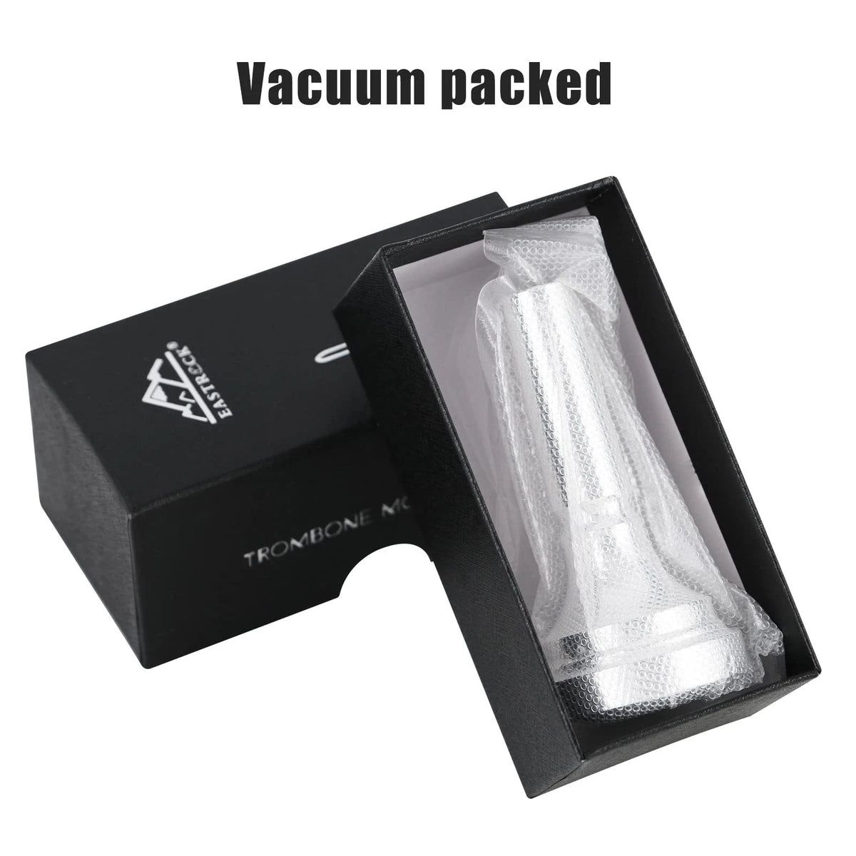 EASTROCK Trombone Mouthpiece,Silver Plated JDTM-9BS, silver