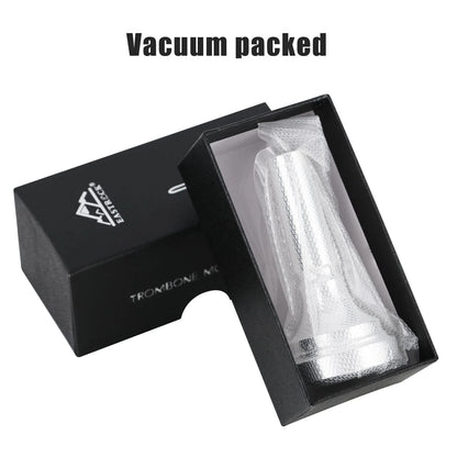EASTROCK Trombone Mouthpiece,Silver Plated JDTM-9BS, silver