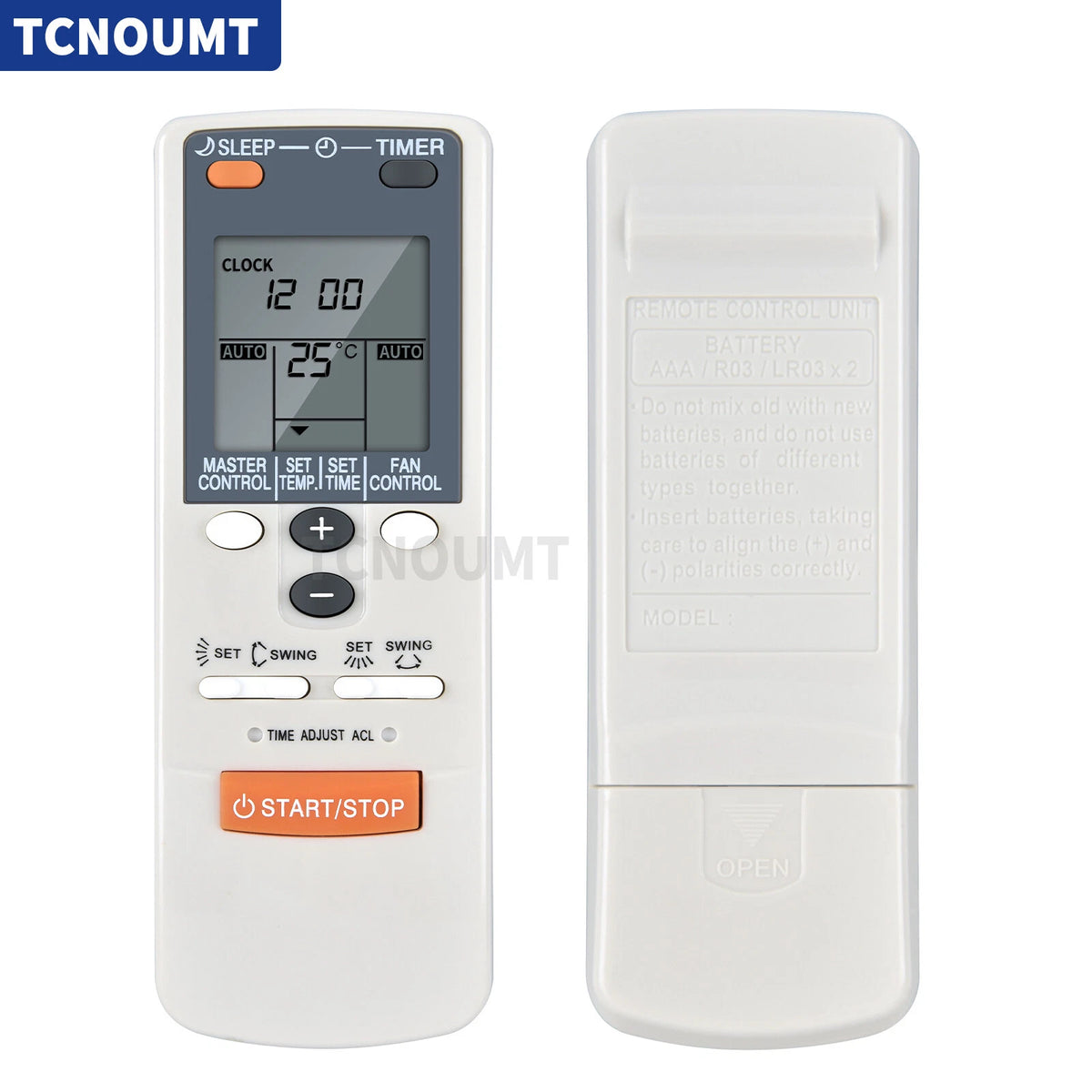 Remote Control For Fujitsu Air Conditioner AR-JW1 AR-JW2 AR-DB3 AR-DB5 ASU9R2
