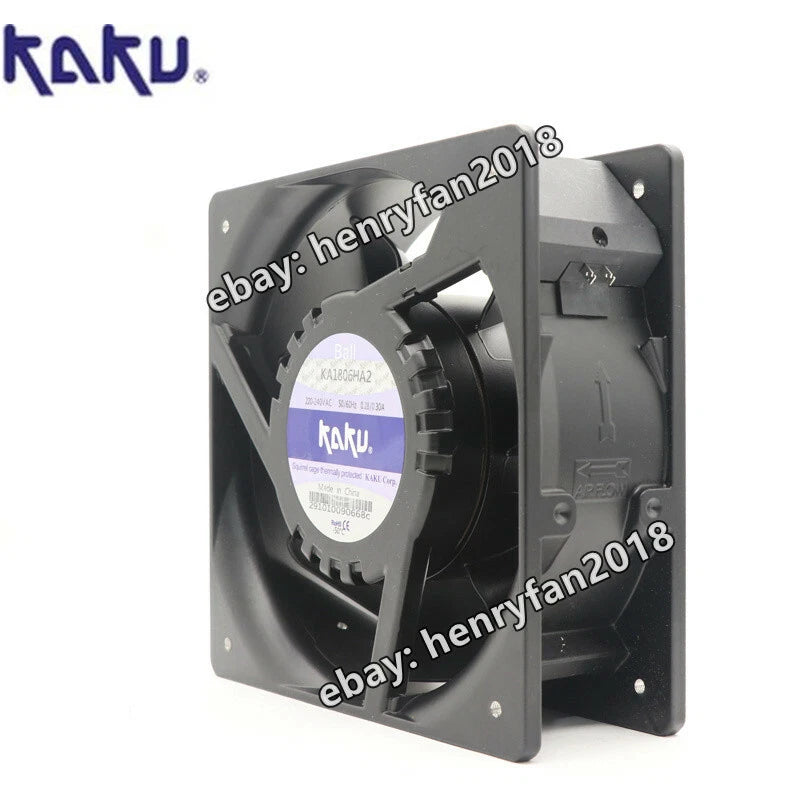 KAKU KA1806HA2 Axial Flow Fan AC 220~240V 0.28/0.30A 180*180*65MM Cooling Fan