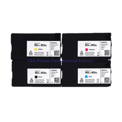 4 pcs Ink Cartridge For HP 953XL For HP OfficeJet Pro 7740 8720 8710 8210 8715