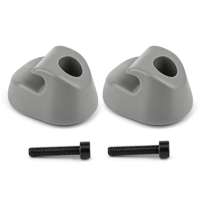 Gray Interior Sun Visor Clip 2-Pack, for Kenworth & Peterbilt Trucks S16-1023-66