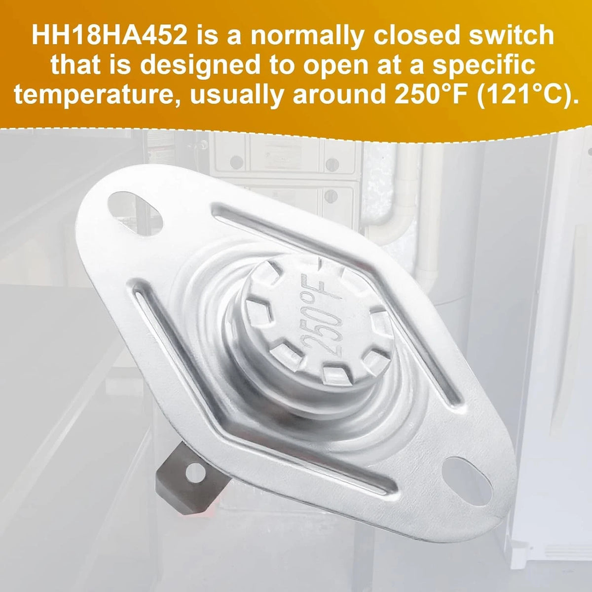 Flame Rollout Switch HH18HA452 for Carrier, Furnace Limit Bryant,...