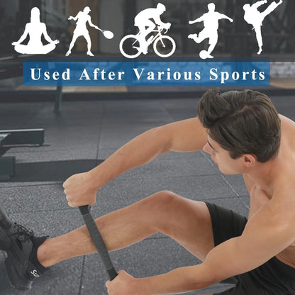Muscle Roller Massage Stick for Legs Massager Roller-Calf Deep Black